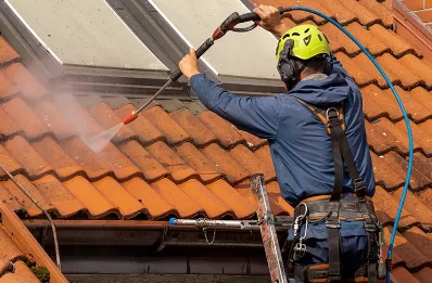 Démoussage et hydrofuge de toiture à Pléhédel